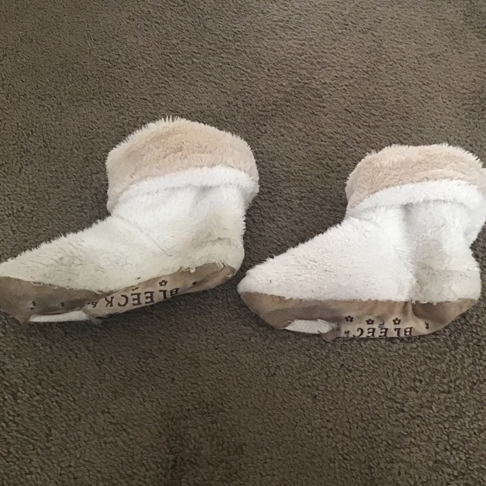 Well worn slipper booties